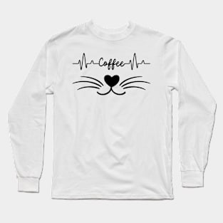 Coffee cat Long Sleeve T-Shirt